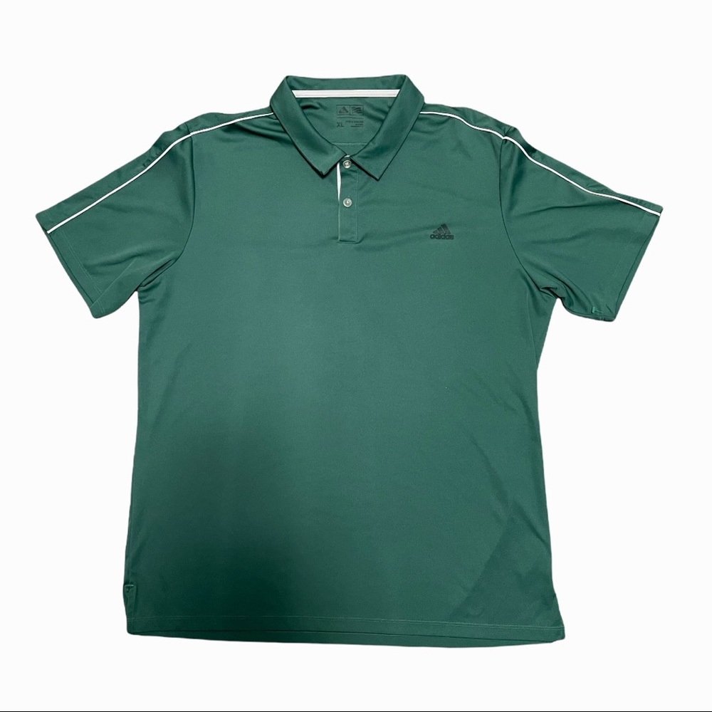 Adidas Climacool Polo Shirt Men's Size XL Green